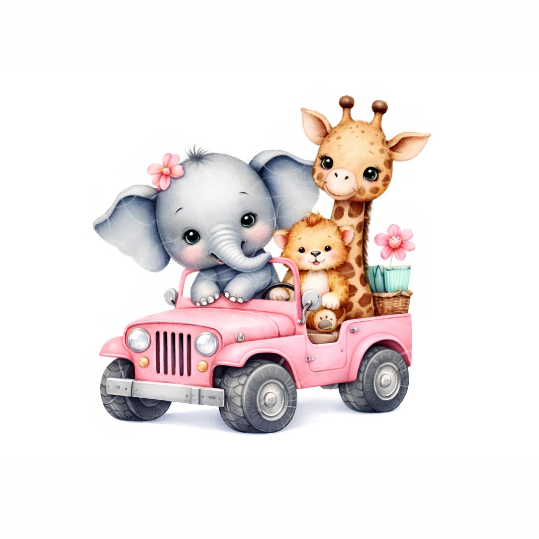 Sweet Safari Friends Poster
