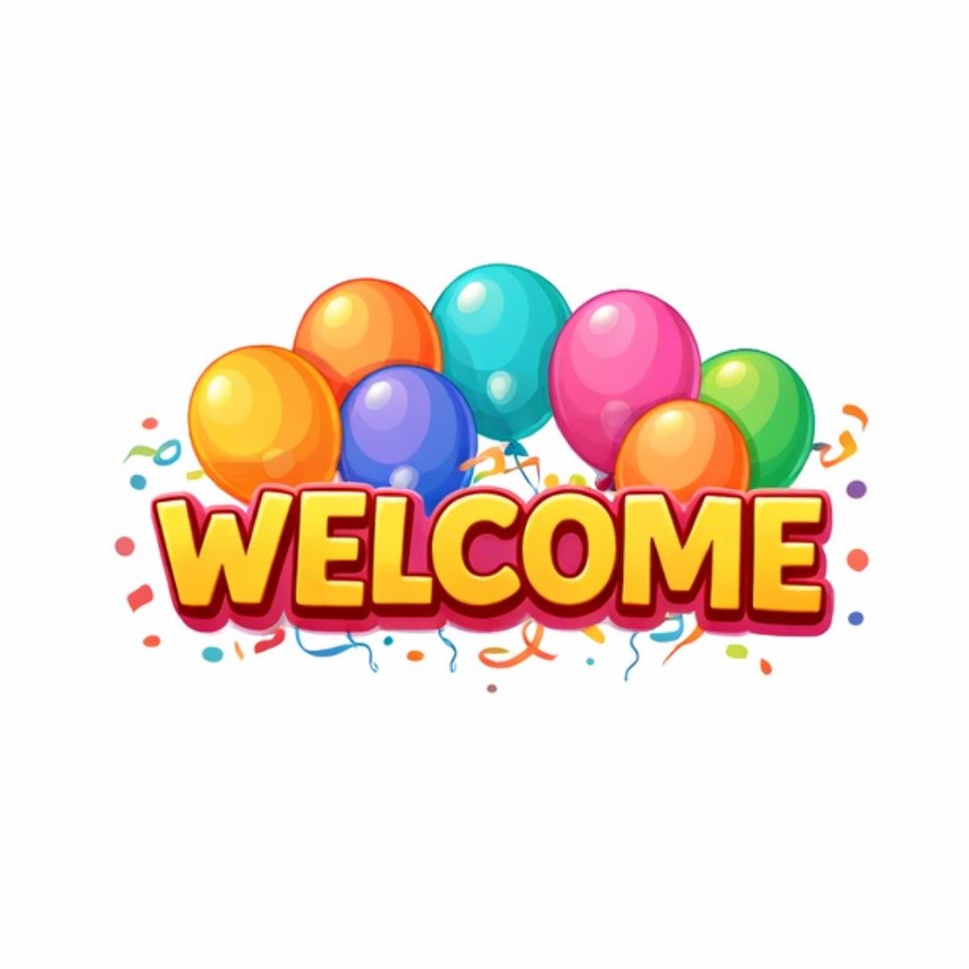 Kids Welcome Party Sticker