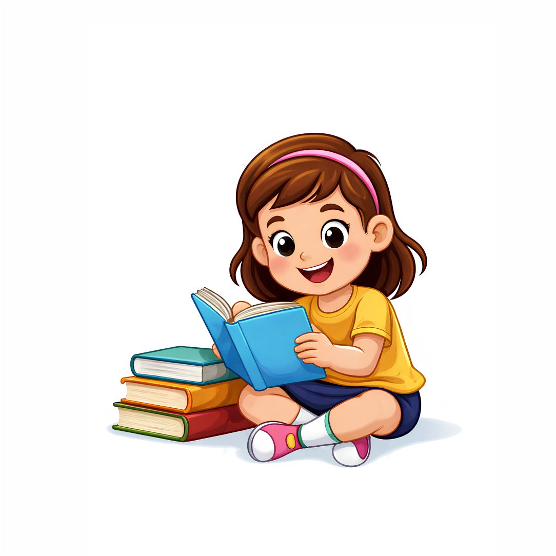 Kids Reading Poster