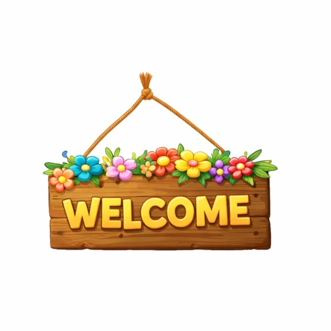 Welcome Wooden Sign Poster