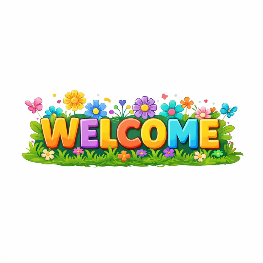 Colorful Welcome Poster for Kids