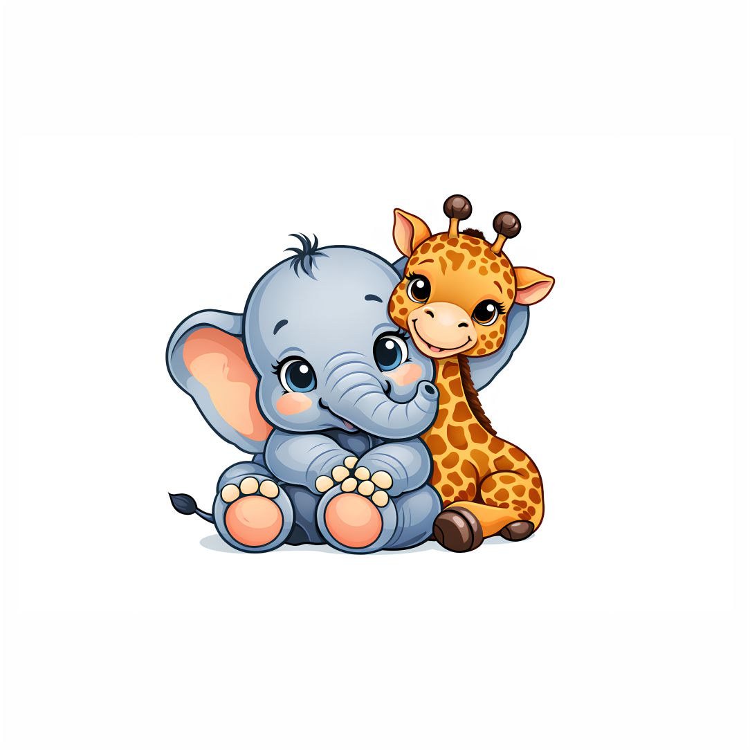 Cute Jungle Friends Poster
