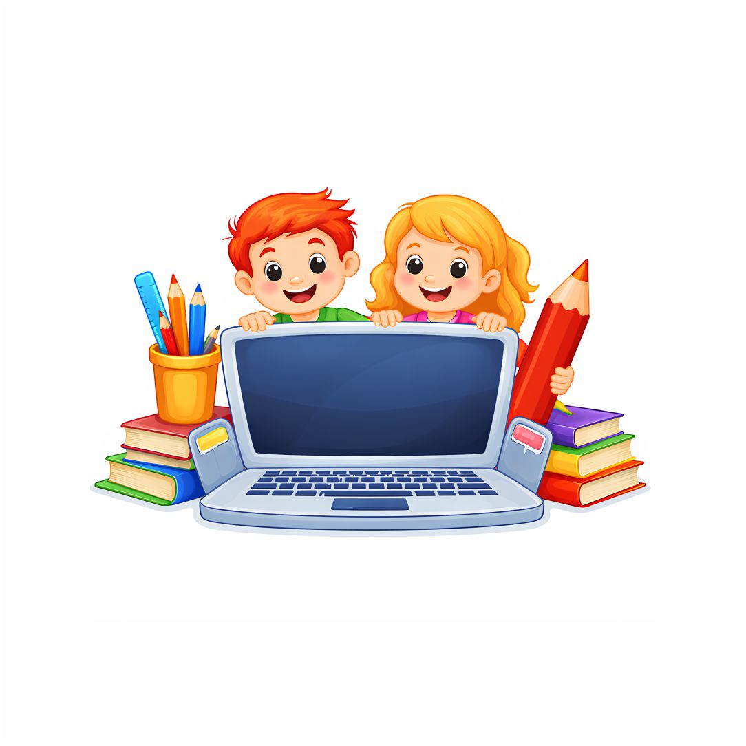 Kids Online Learning Poster