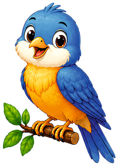 *HAGGING DANGLER | COLORFULL SPARROW |
