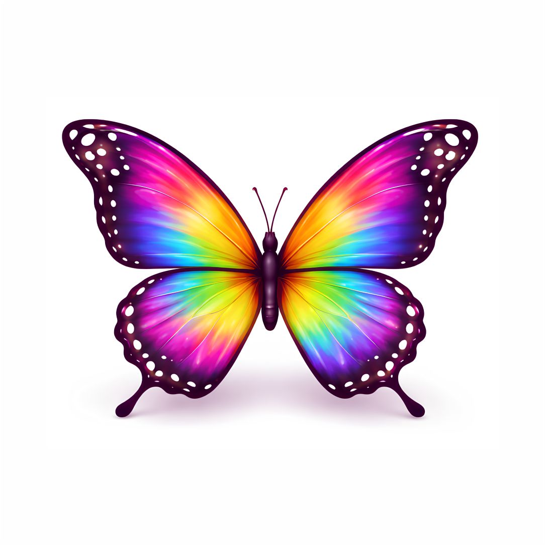 Colorful Magic Butterfly Poster