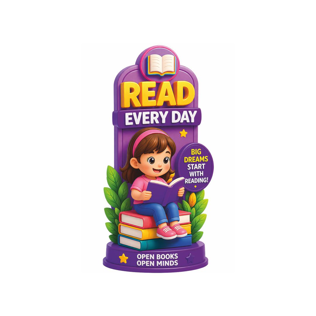 Read Every Day Poster for Kids