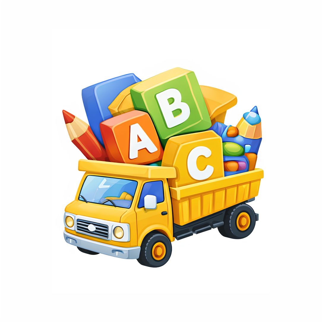 ABC Learning Truck Poster