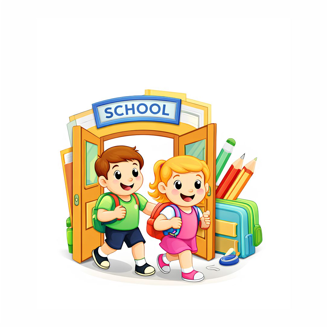 Back to School Kids Poster