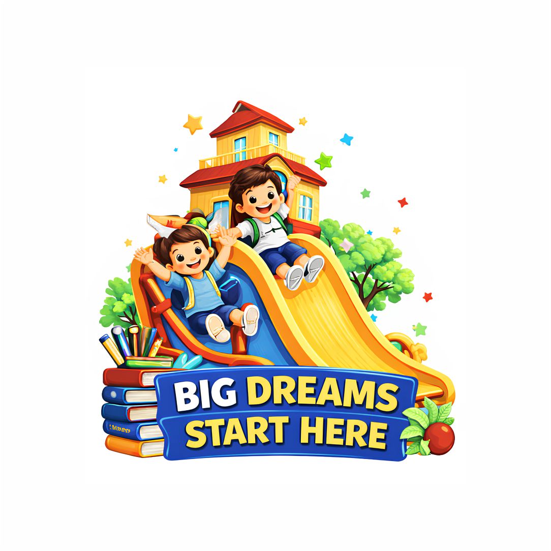Big Dreams Start Here Kids Poster