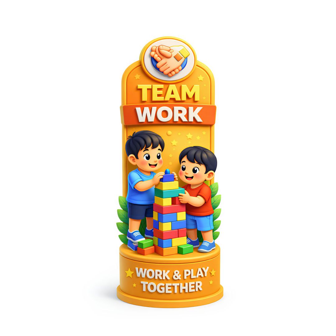 Teamwork Poster for Kids