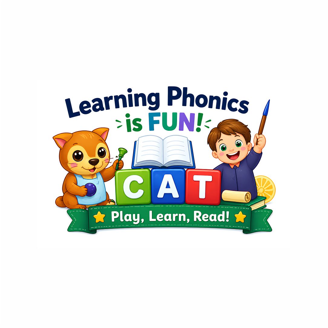 Fun With Phonics Kids Poster