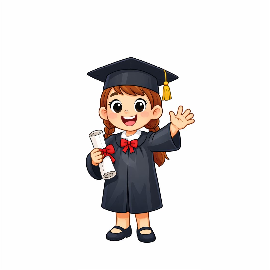 Cute Graduation Girl Poster