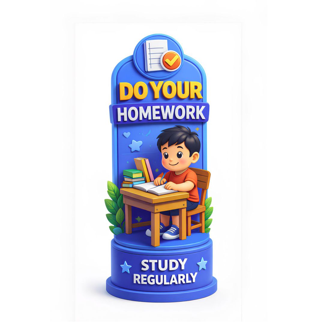 Do Your Homework Poster for Kids