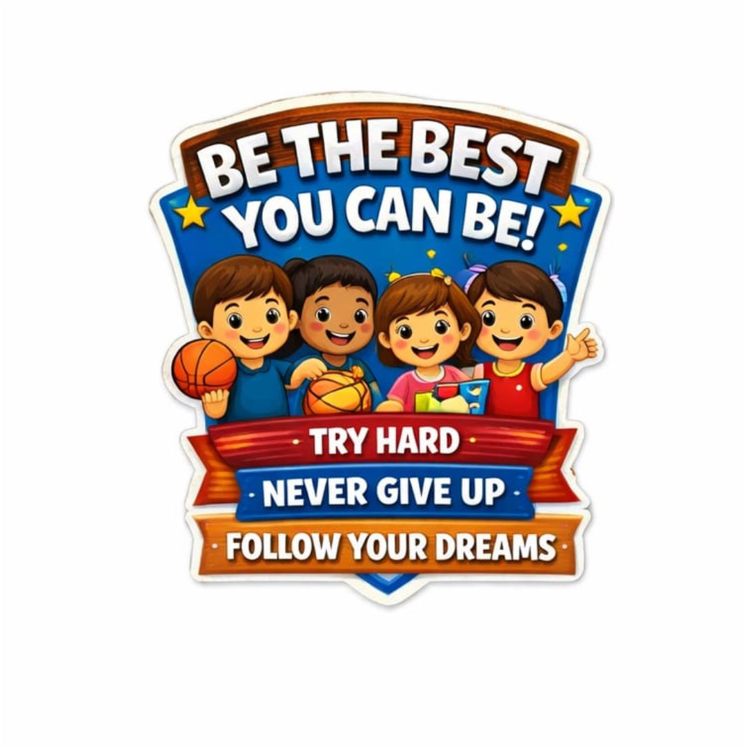 Be the Best You Can Be Poster for Kids