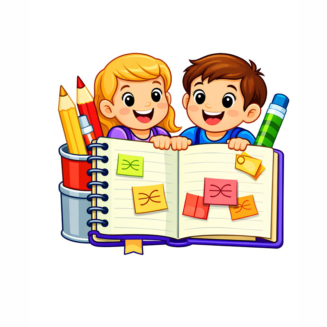 Happy Learning Notebook Poster
