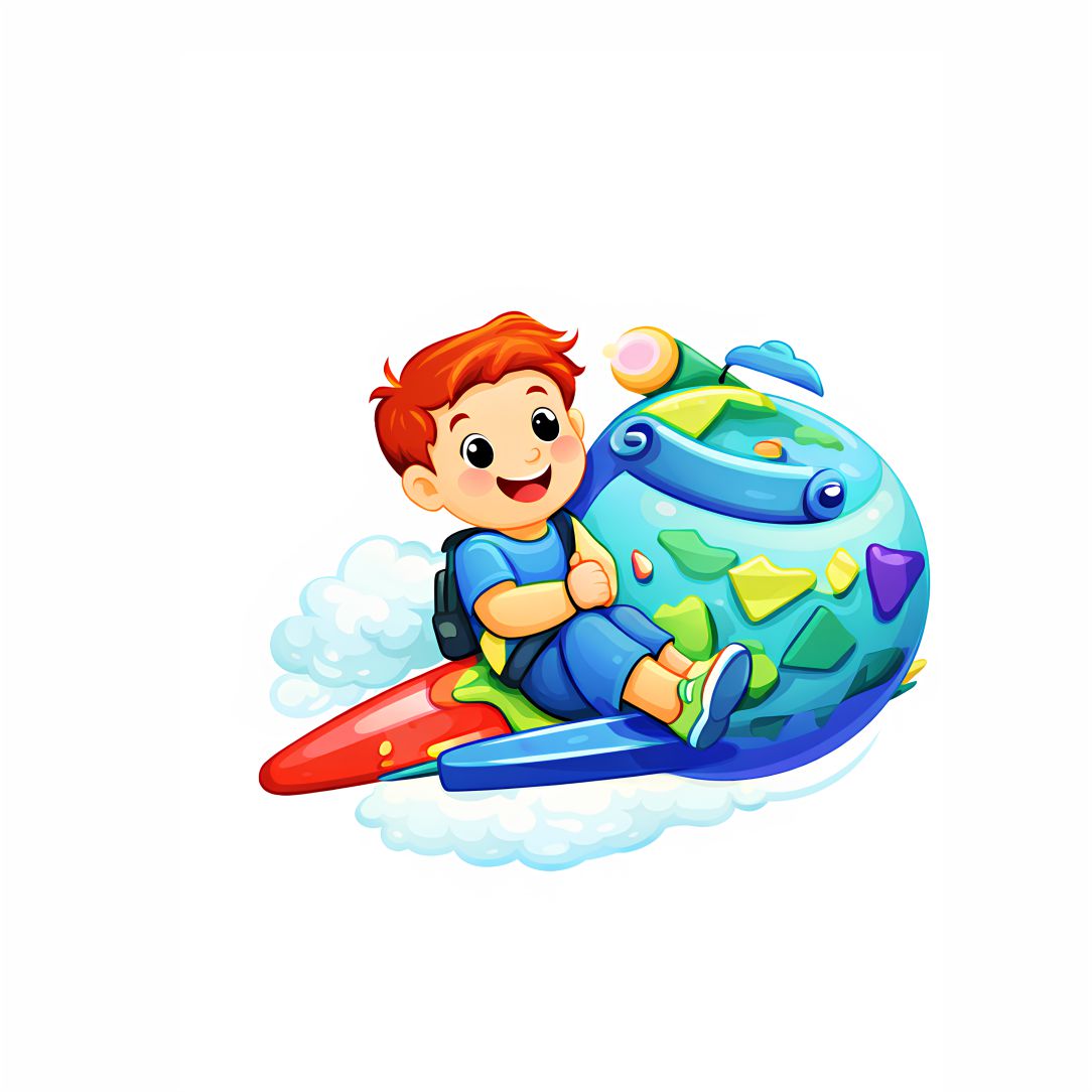 Space Adventure Learning Poster