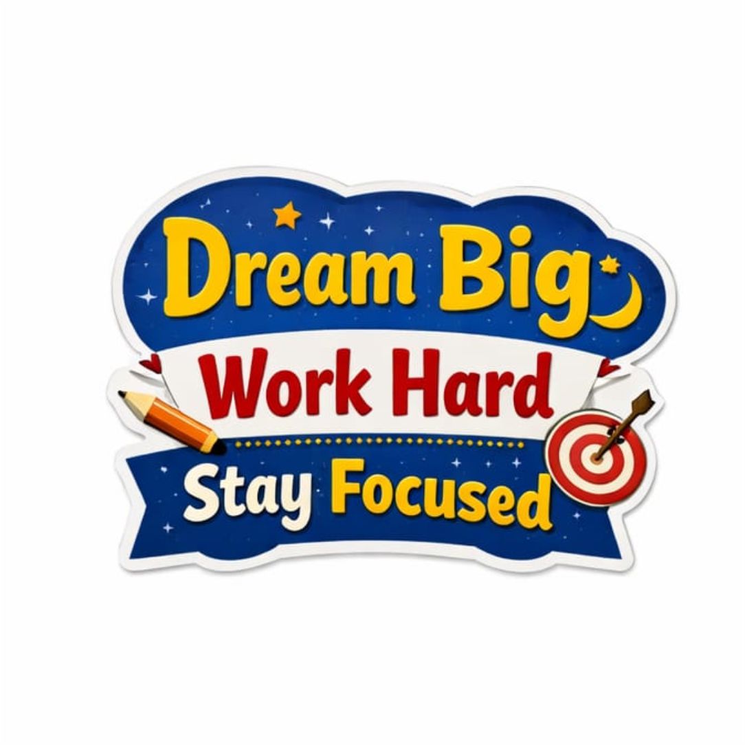 Kids Motivation Quote Poster