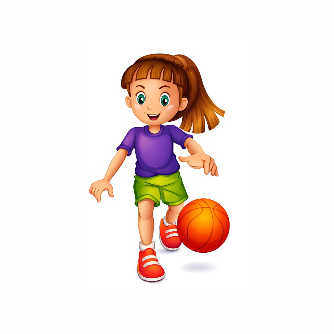Little Athlete in Action Poster