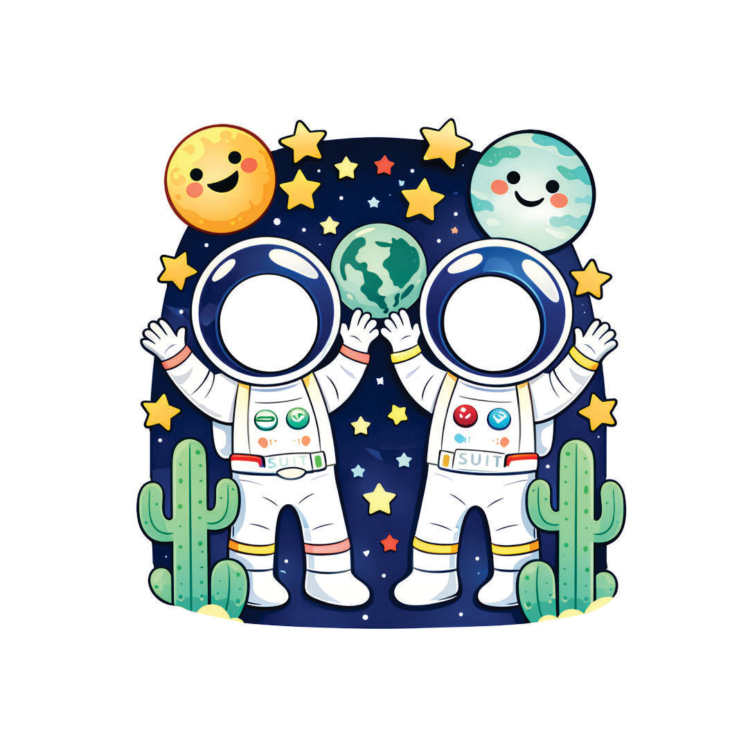 Astronaut Photo Frame Template