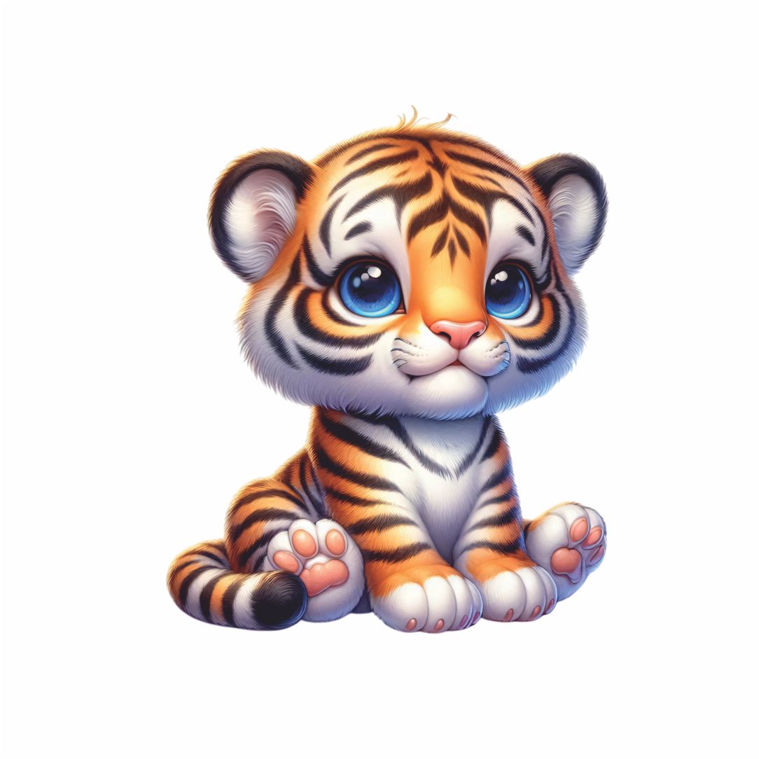 Cute Baby Tiger Poster