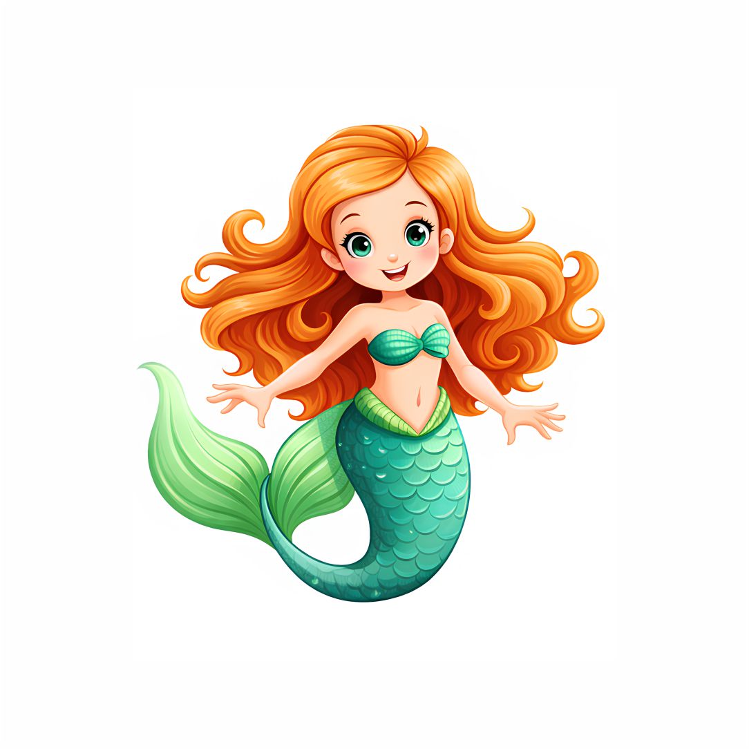 Cute Mermaid Poster