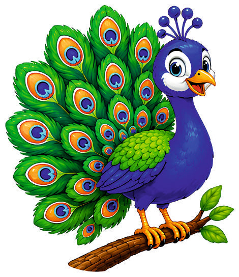 *HAGGING DANGLER | PEACOCK |