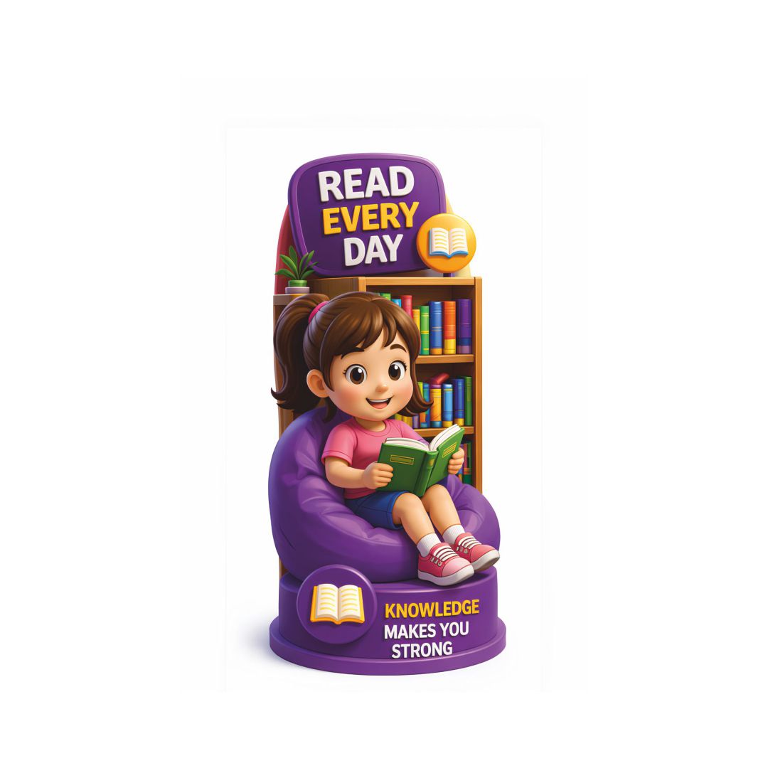 Read Every Day Poster for Kids