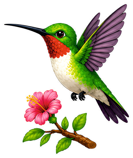 *HAGGING DANGLER | GREEN BIRD |