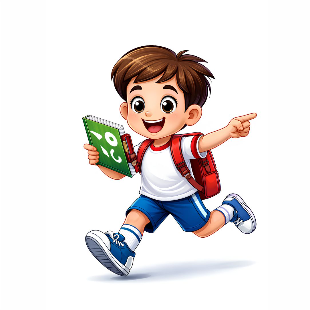 Happy School Boy Poster