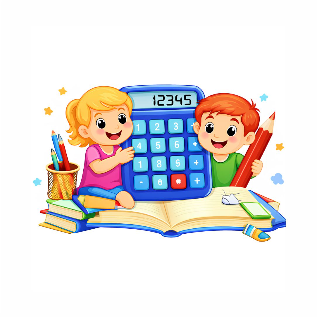 Kids Math Learning Poster