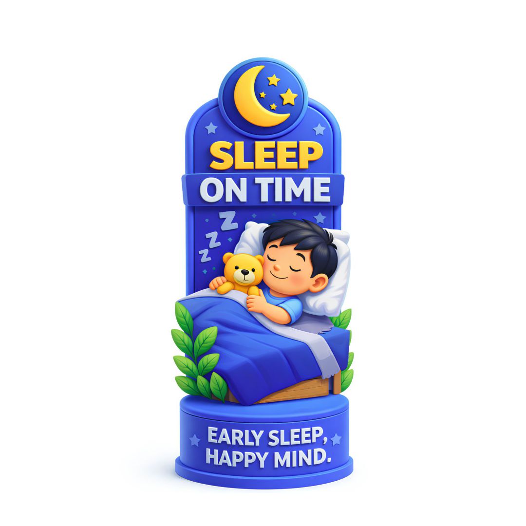 Sleep on Time Poster for Kids