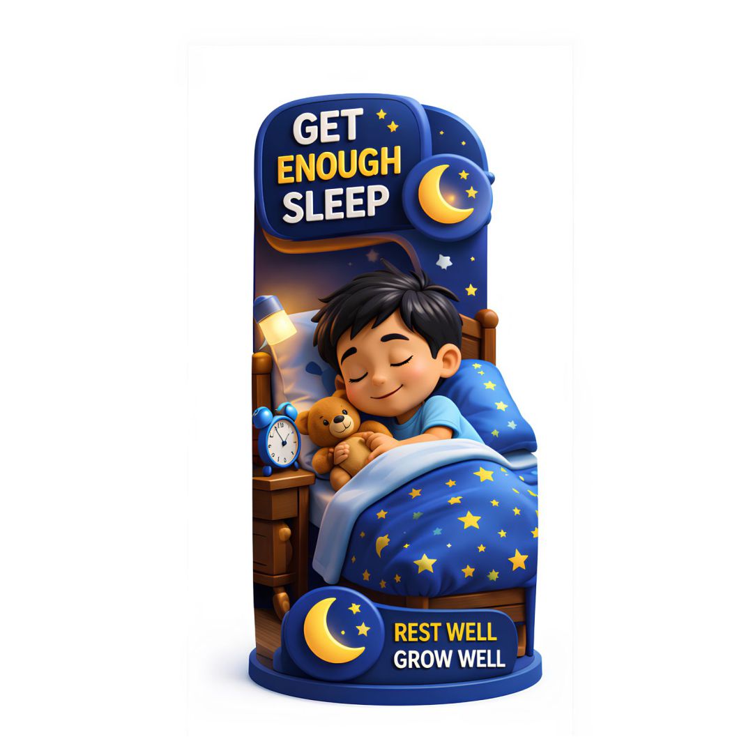 Get Enough Sleep Poster for Kids