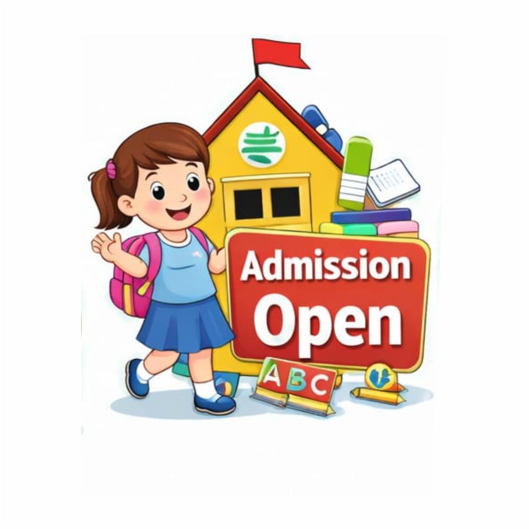 School Girl Admission Open Poster