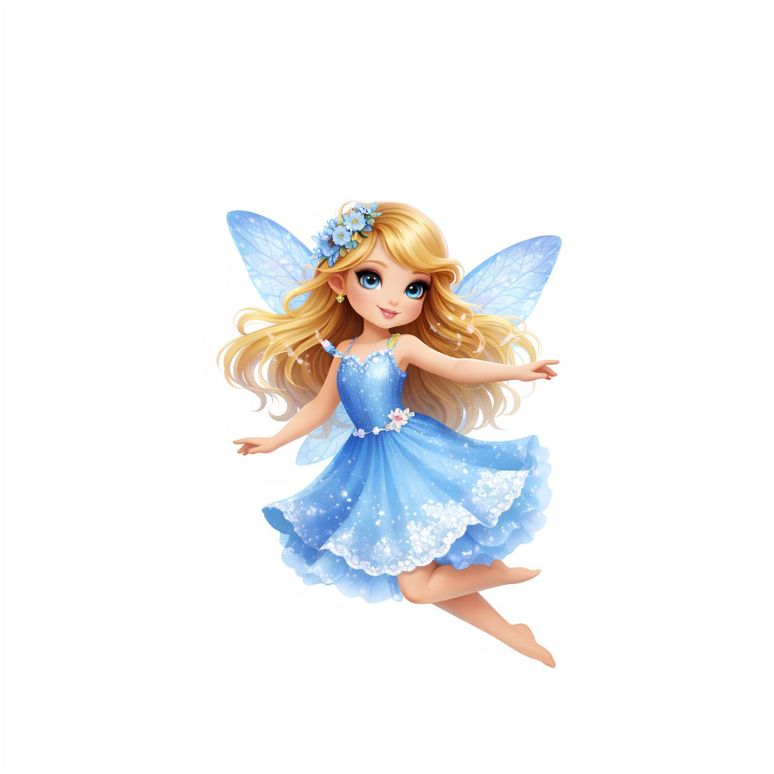 Magical Blue Fairy Poster