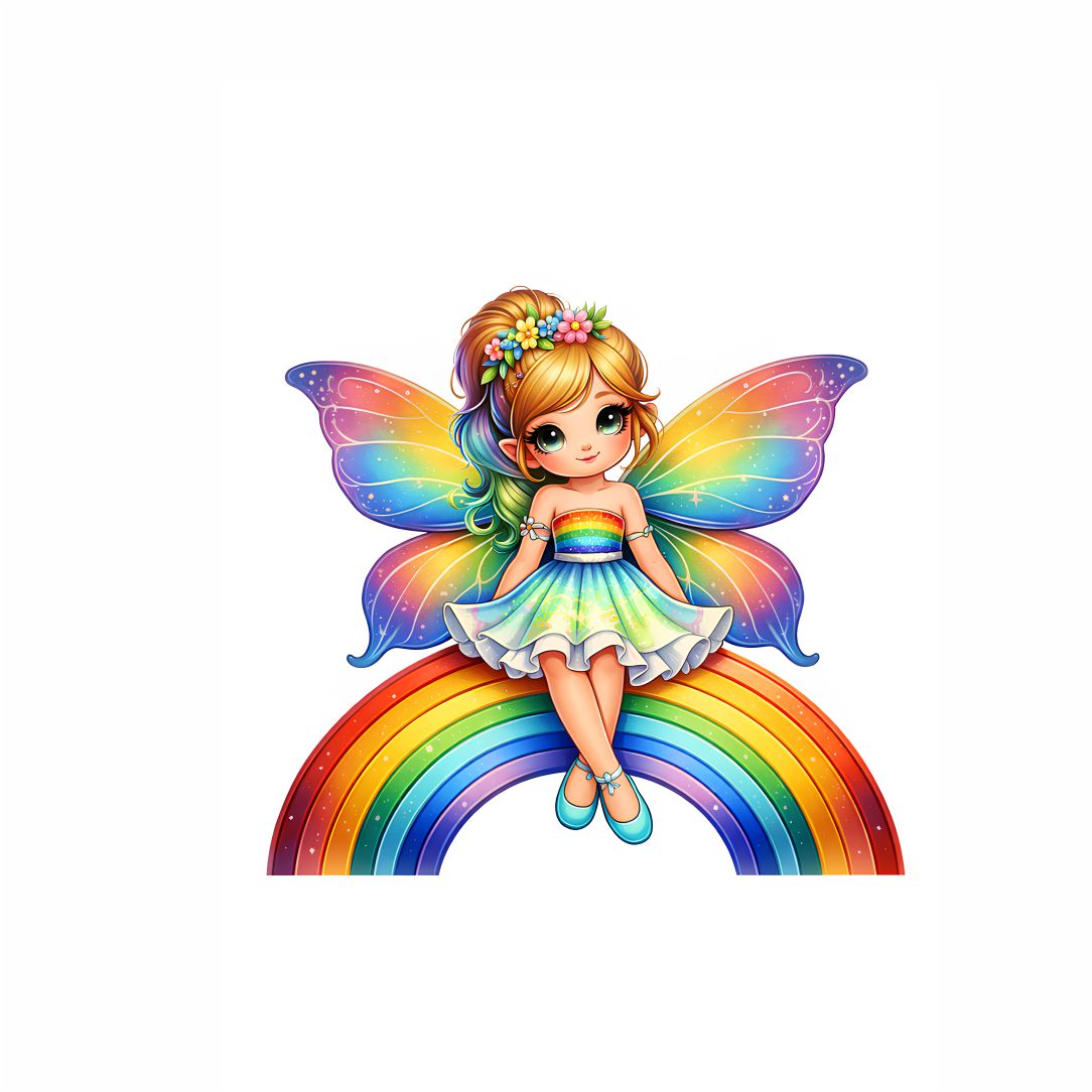 Rainbow Fairy Princess Poster