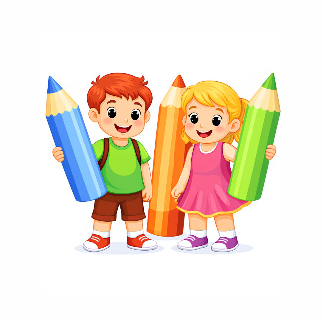 Kids Creative Coloring Poster
