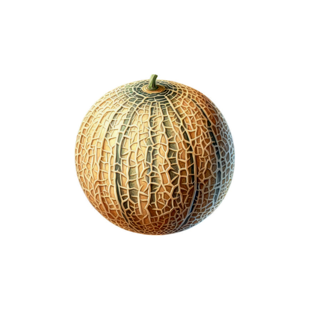 Fresh Sweet Muskmelon Whole