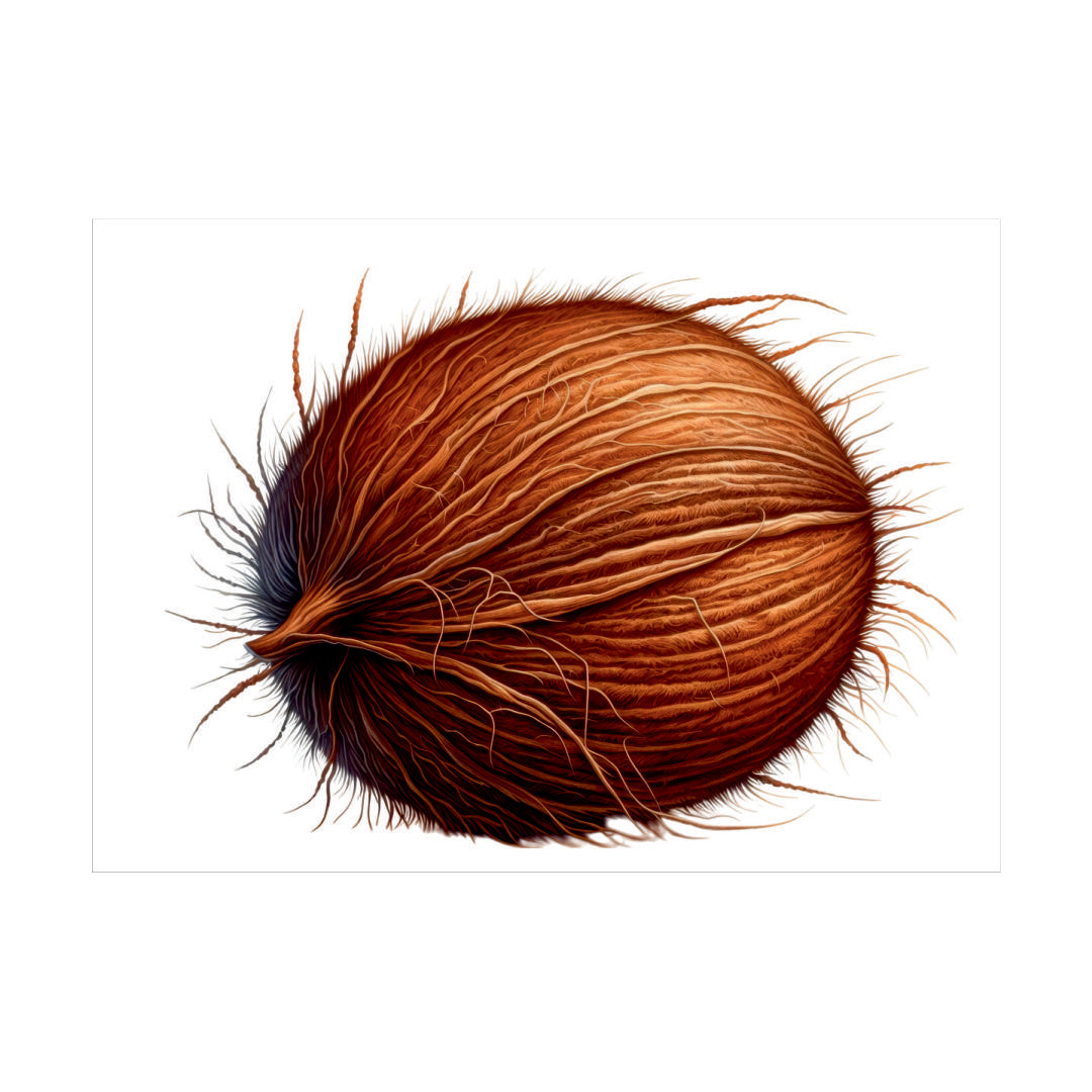 Natural Fresh Coconut Brown